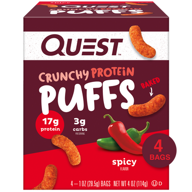 Spicy Crunchy Protein Puffs
